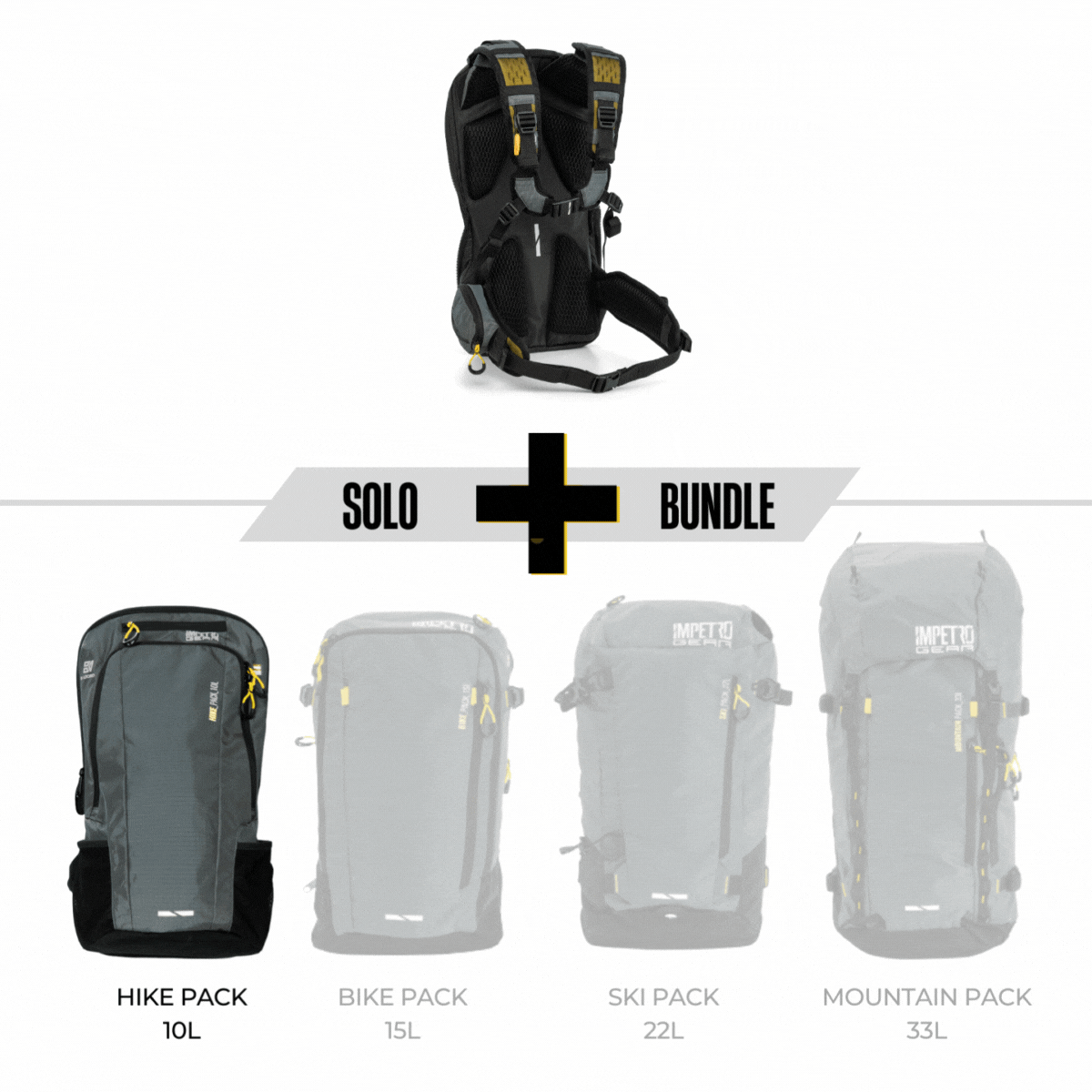 Solo Bundle (choice of 1 backpack)